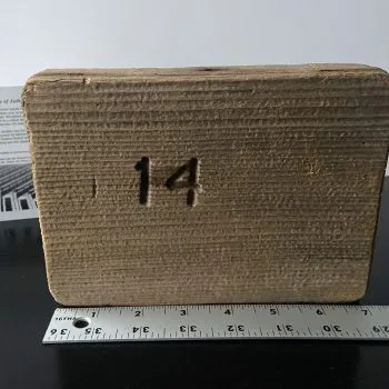 Green Bay Stadium 7" Board with Number 14